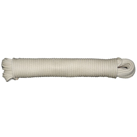 T.W. Evans Cordage Co. No. 12 - 3/8. Royal Oak Cotton Sash Cord 100 ft. 30-120